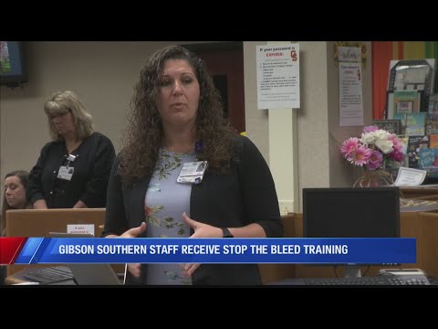 Gibson Southern High School hosts first aid training Gibson Southern High School hosts first aid training