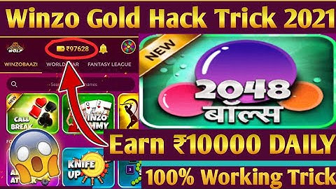#winzogold #2048game | winzo gold 2048 game hack trick 2021  | 2048 game hack tricks 2021 | 2048