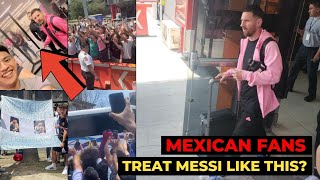 Mexican fans crazy reactions to Messi arrival for Monterrey vs Inter Miami