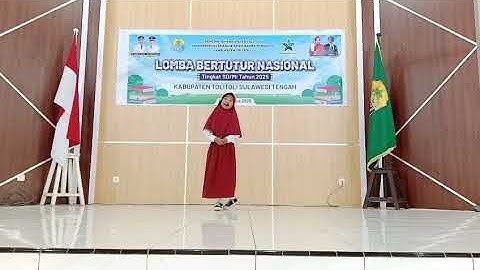 Video Dokumentasi Kegiatan Lomba Bertutur Tingkat SD/MI Kabupaten Tolitoli Tahun 2025 (