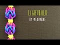 Rainbow Loom Bands Tutorial Lightbulb Bracelet b @LoomBae