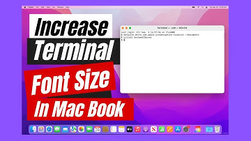 How to Increase Terminal Font Size in MAC | Terminal Size on MacBook apple OS