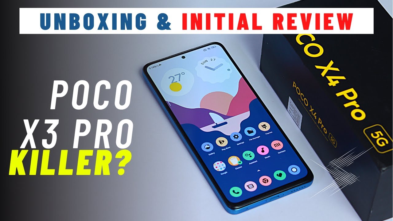 POCO X4 Pro 5G Unboxing and First Impressions