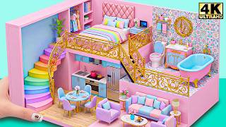 Building $10,000,000 Luxury Modern Villa From Cardboard For Rich People 💰❤️ | Diy Miniature House