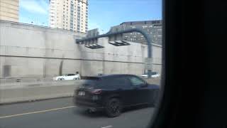 MBTA Silver Line Ride to Logan Airport (SL1: South Station to Terminal B Stop 2)