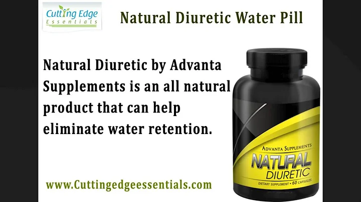 Natural Diuretic Water Pill Eliminate Water Retention Supplements
