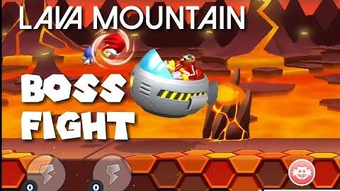 Sonic Runners Adventure Lava Mountain BOSS FIGHT Walkthrough Gameplay Android/iOS