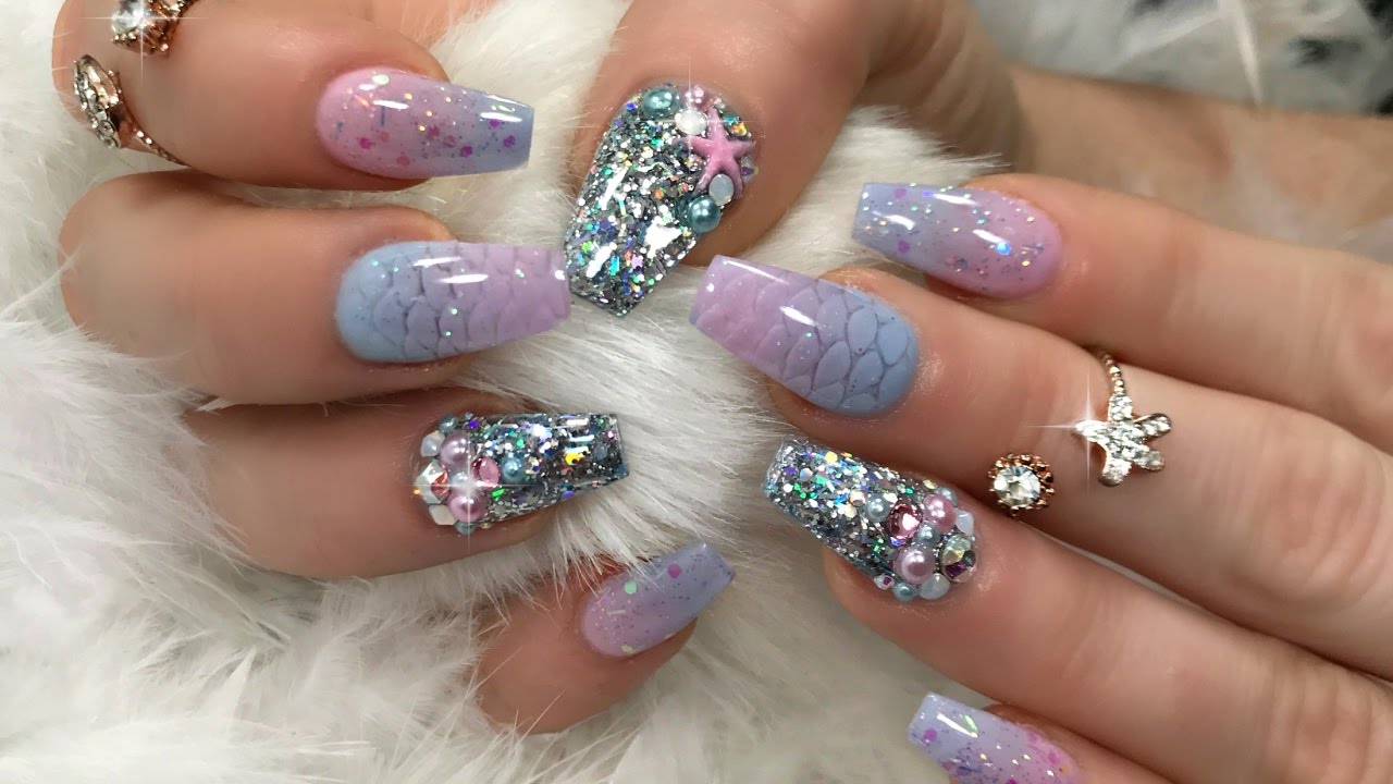 Mermaid Nails Step By You Mermaid Nails Step By