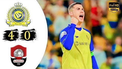 AL Nassr 4-0 AL Raed Highlights| Saudi Pro league all goals|Ronaldo all goals