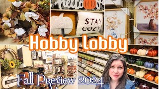 🍂BRAND NEW FALL DECOR 2024🍂HOBBY LOBBY SHOP WITH ME| FALL DECOR IDEAS