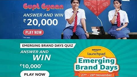 Amazon Quiz Answers Today l 25 November  2021