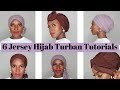 Turban Tutorial - 6 Ways to tie a jersey (stretchy) hijab | Aishcream | 2019