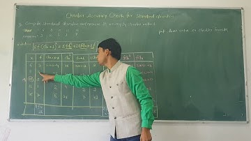 Charlier Accuracy check for standard deviation