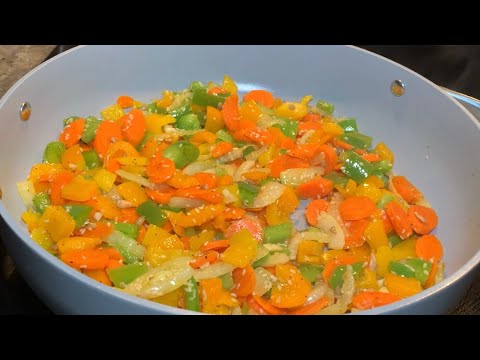 ⚖️ Quick Lemon Vegetables Stir Fry Recipe || My Way Flavorful, tasty, healthy & Yummy.