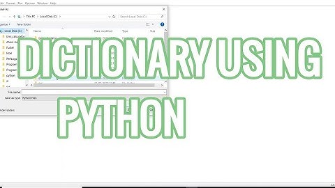 Python program to create English Dictionary | Python  beginner tutorials