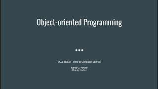 Introductory Python Programming - 05a - Classes and Inheritance (Explanation)