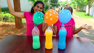 Baking Soda And Vinegar Balloon Experiment Diyaishwarya I Unboxing I Diy