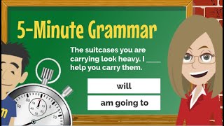 WILL vs Going To - English Grammar Lesson + MINI QUIZ