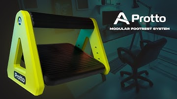 Protto - 3D Printable Modular Footrest System - Kickstarter Video