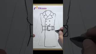 How to Draw a Trench Coat in The Right Way