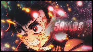 「500lbs 😌🖤」Demon Slayer「AMV/EDIT」4K Resimi