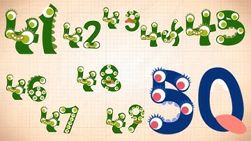 Endless Numbers   Learn to Count from 41 to 50 & Simple Addition With the Adorable Endless Monsters