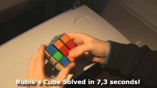 Rubiks Cube Airbornd 2014 7sec