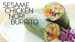 How to Make a Sesame Chicken Nori Burrito