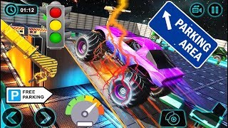 Fury Monster Truck Parking Mania - 4x4 Monster Car Park Games - Android Gameplay Video screenshot 4