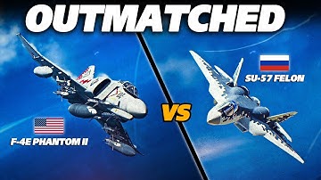 Supremely Outmatched | Su-57 Vs F-4E Phantom II | Digital Combat Simulator | DCS |