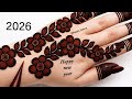 Very simple unique style mehndi design for back hand|new easy mehndi design 2025 | mehandi designs|