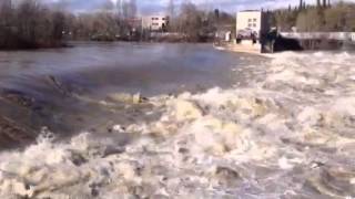 El Ebro a su paso por Logroño