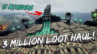 We did a 3 Million Loot Haul on a Sloop and sank everyone!