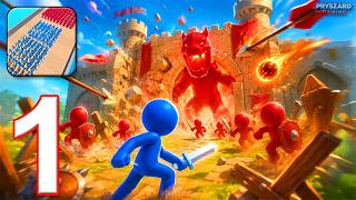 Castle Raid! - Gameplay Walkthrough Part 1 - Stickman Join & Clash Castle Raid (iOS, Android) screenshot 3
