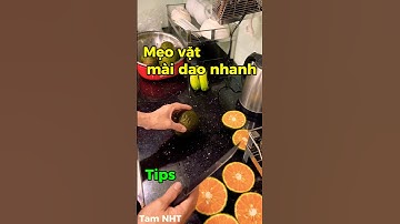 Một cách mài dao nhanh bén #Shorts #tricks