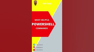 MOST HELPFUL POWERSHELL COMMAND #shorts