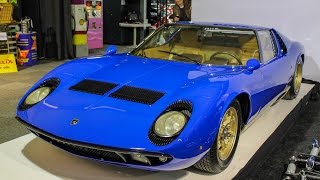Lamborghini Miura | Start-up , revs , loud sound @ Waregem Expo 2015