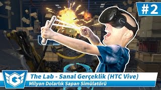 milyon dolarlik sapan simlatr sanal gereklik vr htc vive the lab