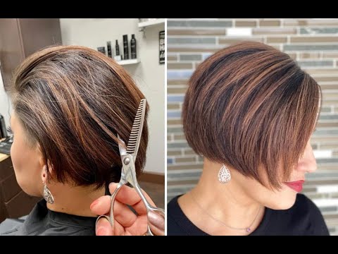 Short Undercut Bob Haircut & Hairstyles Tutorial For Women - Youtube