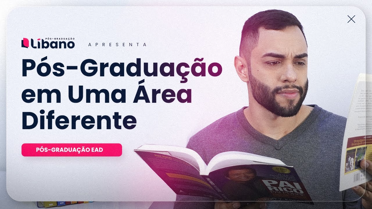 POSSO FAZER UMA PÓS-GRADUAÇÃO EM UMA ÁREA DIFERENTE DA MINHA? - YouTube