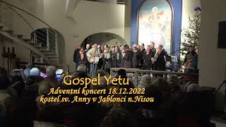 Gospel Yetu - adventní koncert 18.12.2022