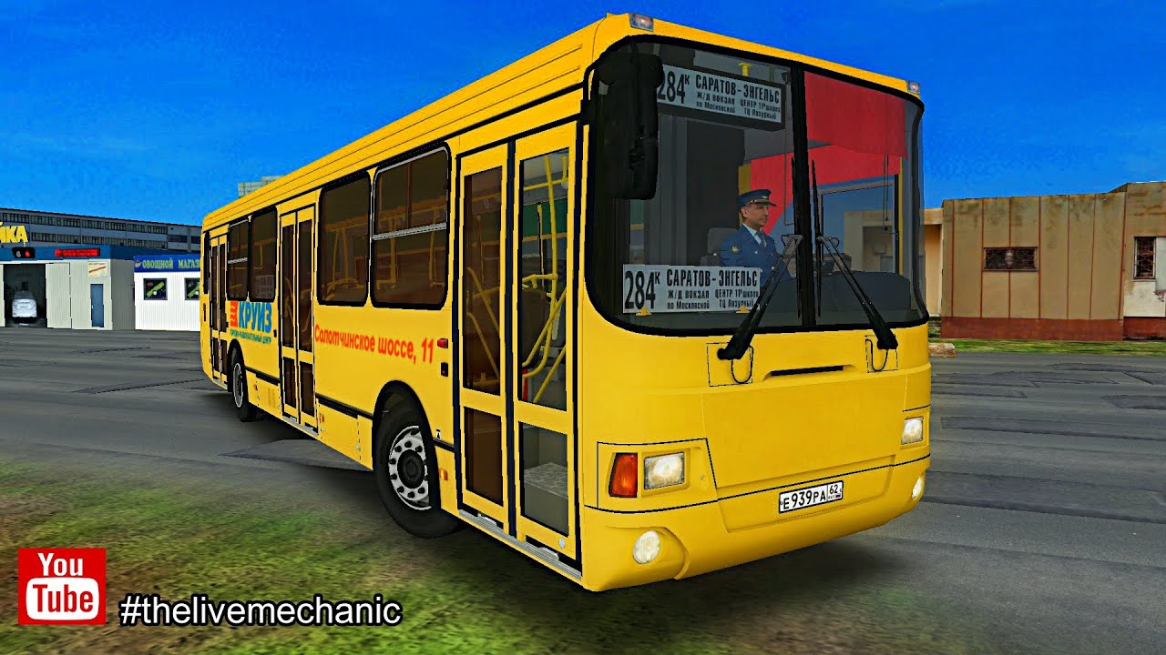 LiAZ-5256.36 (2008)  OMSI 2 • Саратов-Энгельс [Beta map] in process of work