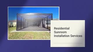 Sunroom Installation Services