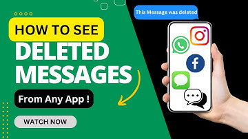 How To See/Recover DELETED Messages from Any Messaging App ! No app/Website Needed!