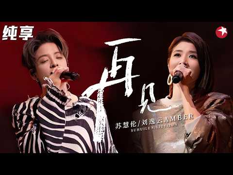 【纯享】苏慧伦Amber版《再见》听完后劲太大了！牵手对唱全场泪目！#刘逸云 #我们的歌5 clip