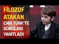 Filozof Atakan Kayalar CNN TÜRK'te soruları yanıtladı, nasıl bir eğitim almak istediğini anlattı