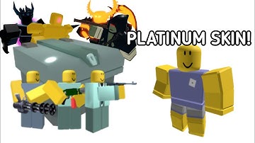 Getting Platinum Skin [In Nutshell] - Tower Defense Simulator [Roblox] - Memes