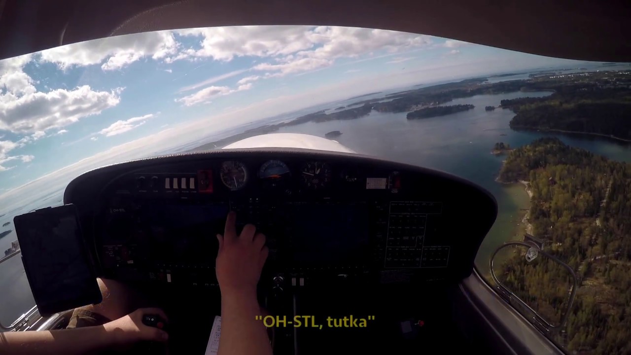 DA40NG cross-country flight from Helsinki to Tallinn (OH-STL)