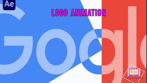 Google Logo Animation in After Effects | Animaiton