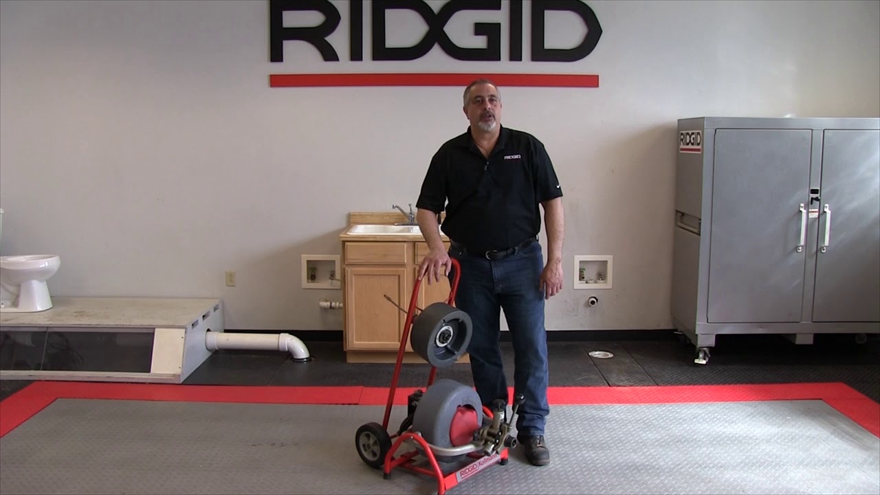Meet The RIDGID® K3800 Professional Drain Cleaning Machine YouTube